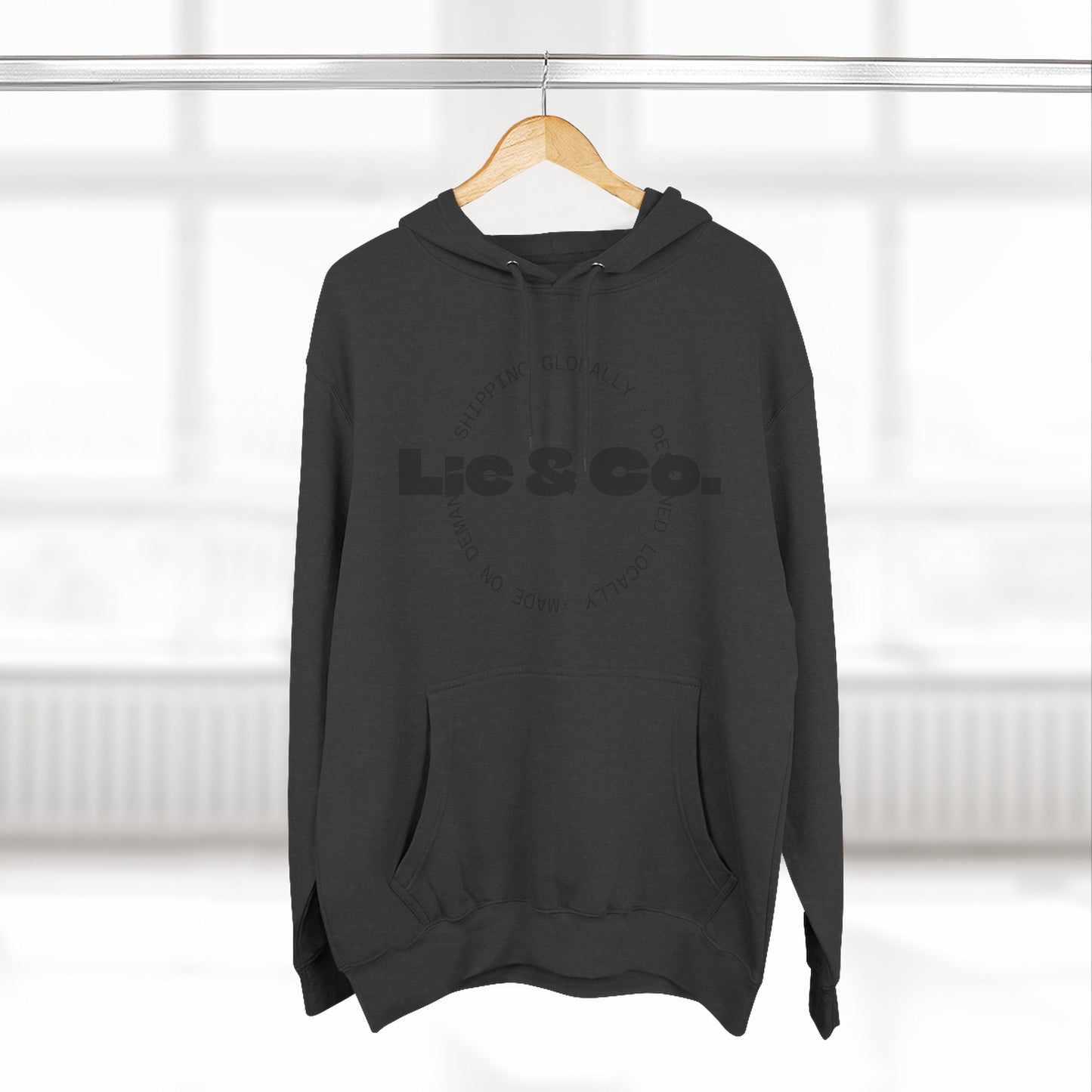 Lic & Co. Logo Hoodie — Minimalist Fleece Pullover