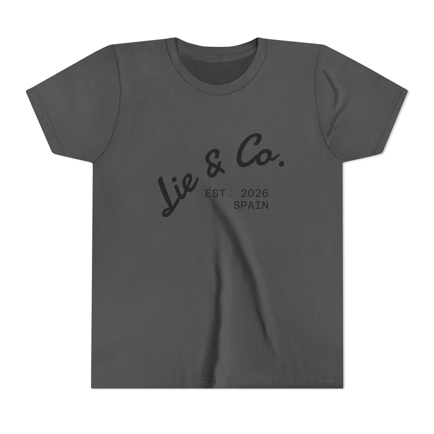Youth Tee - Lie & Co. Est. 2026 Spain Graphic Shirt