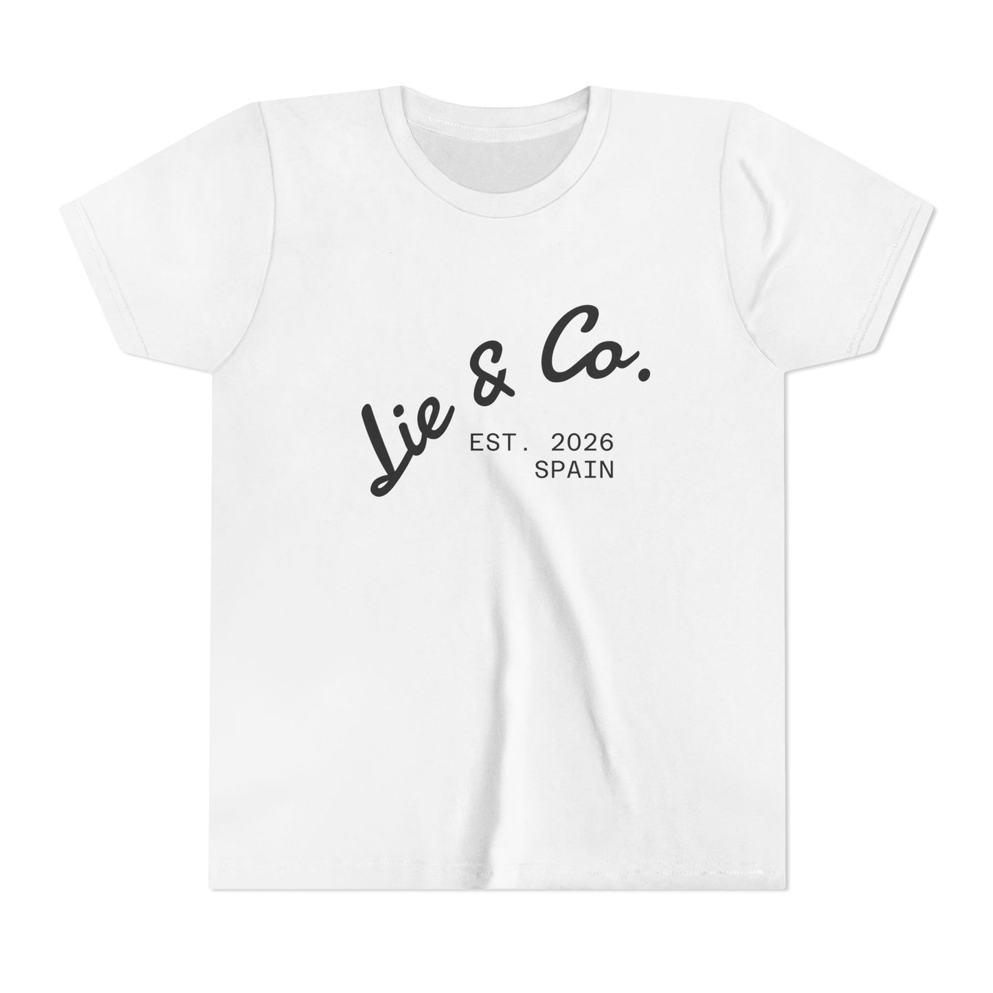 Youth Tee - Lie & Co. Est. 2026 Spain Graphic Shirt