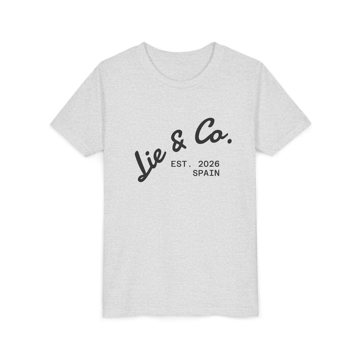 Youth Tee - Lie & Co. Est. 2026 Spain Graphic Shirt