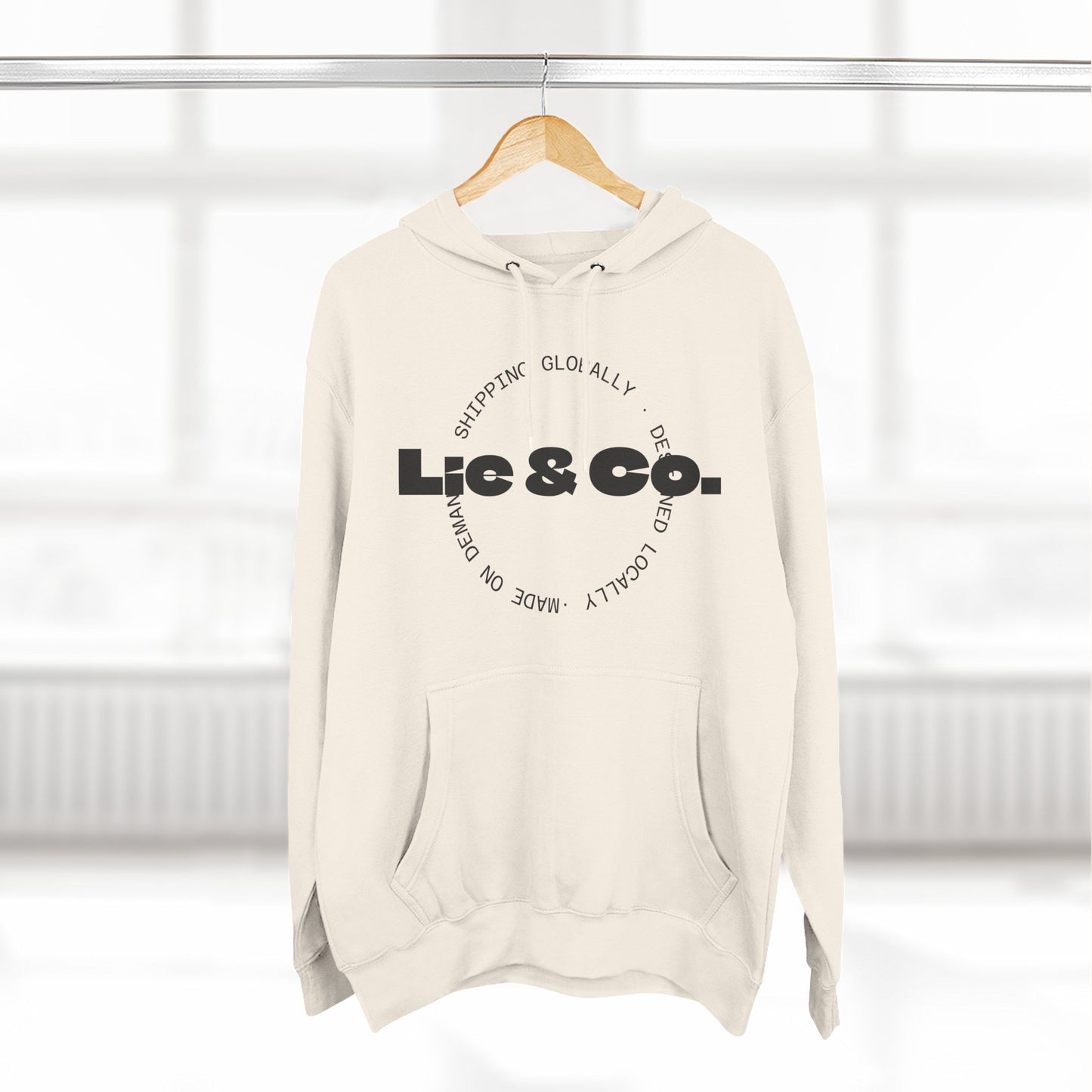 Lic & Co. Logo Hoodie — Minimalist Fleece Pullover