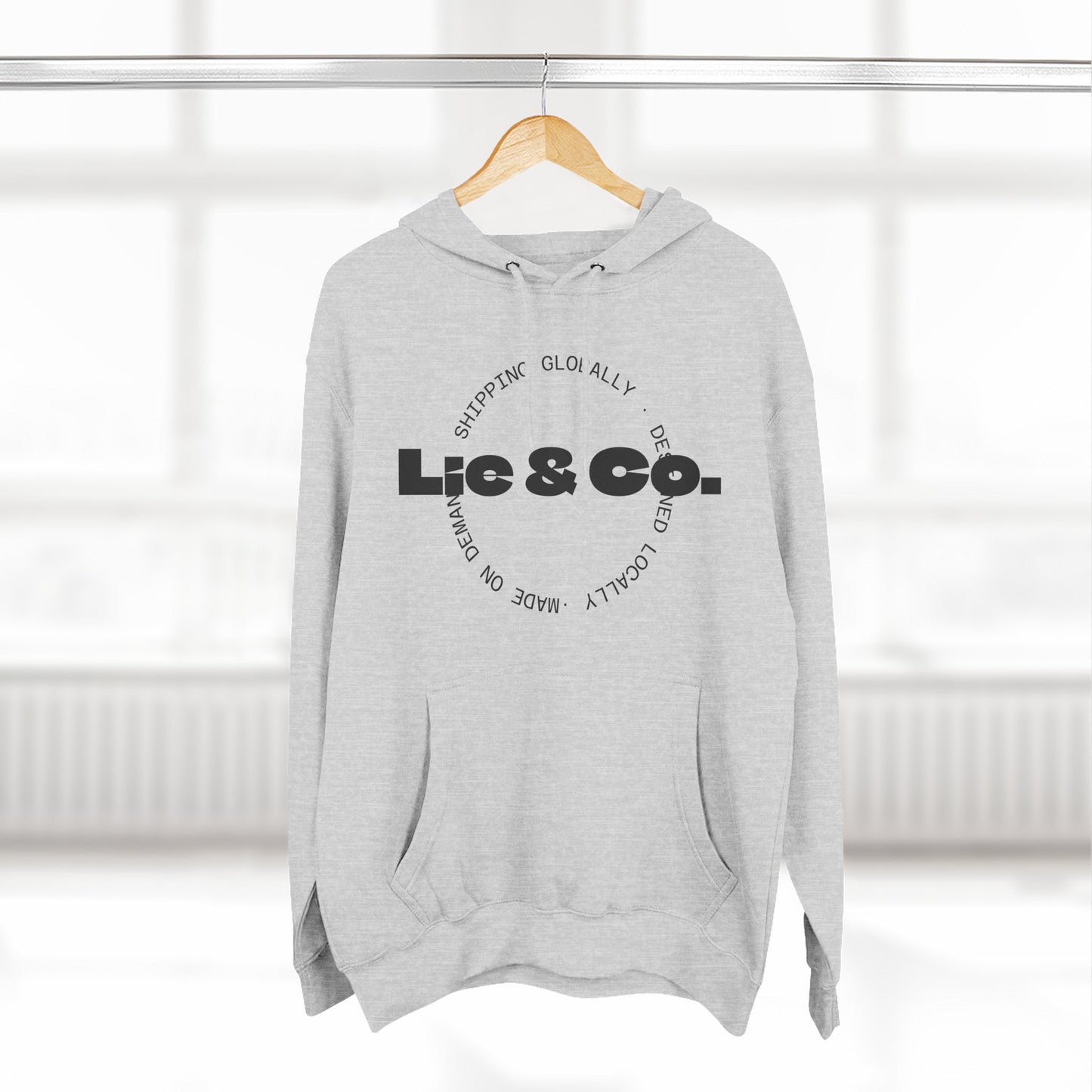 Lic & Co. Logo Hoodie — Minimalist Fleece Pullover