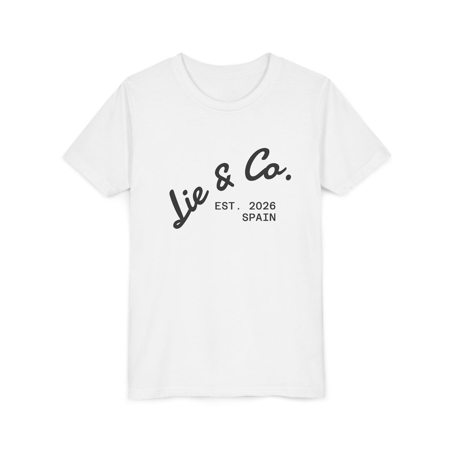 Youth Tee - Lie & Co. Est. 2026 Spain Graphic Shirt
