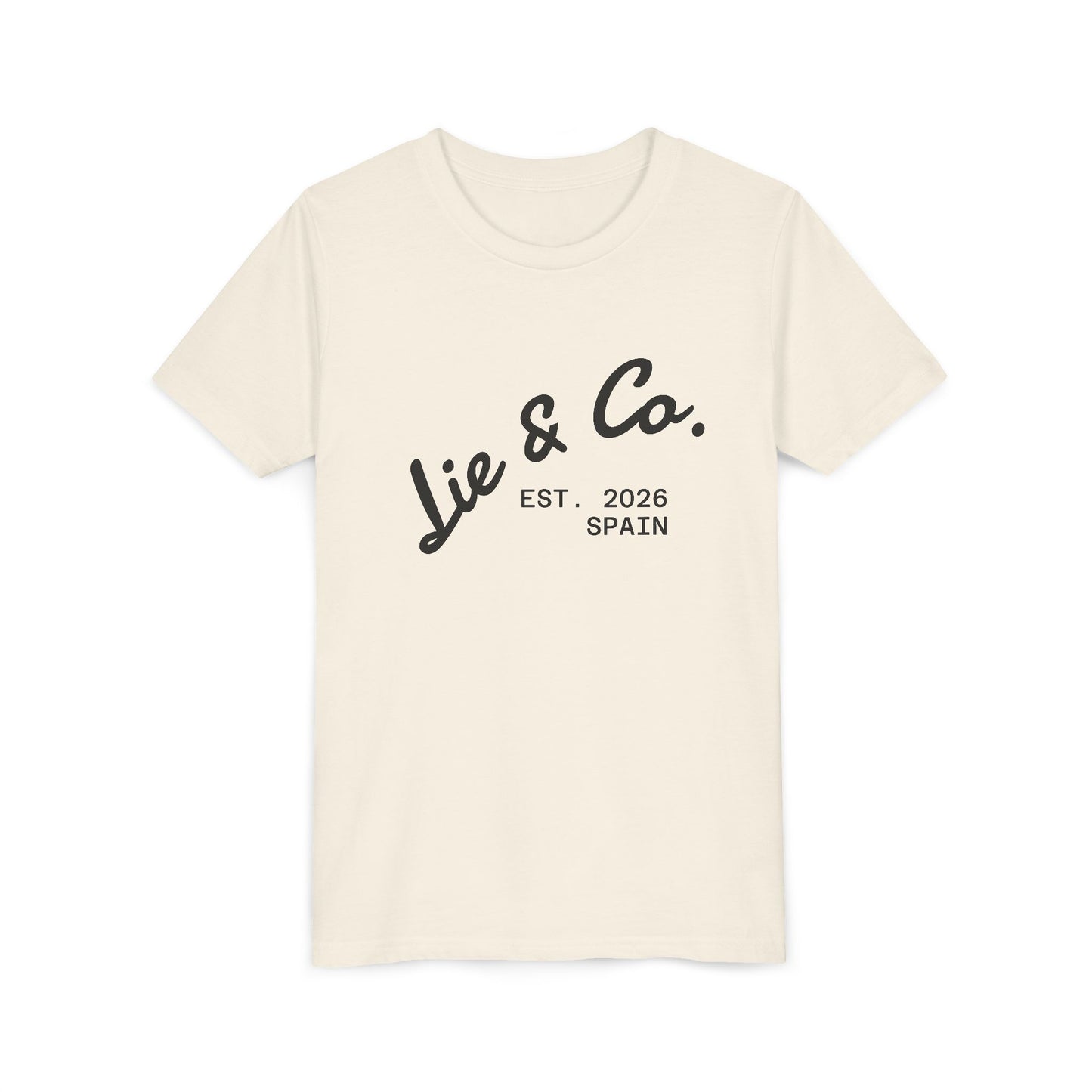 Youth Tee - Lie & Co. Est. 2026 Spain Graphic Shirt