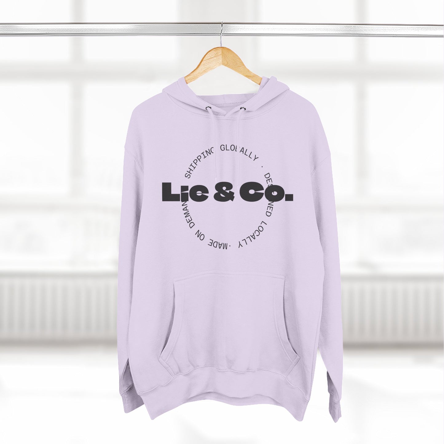 Lic & Co. Logo Hoodie — Minimalist Fleece Pullover