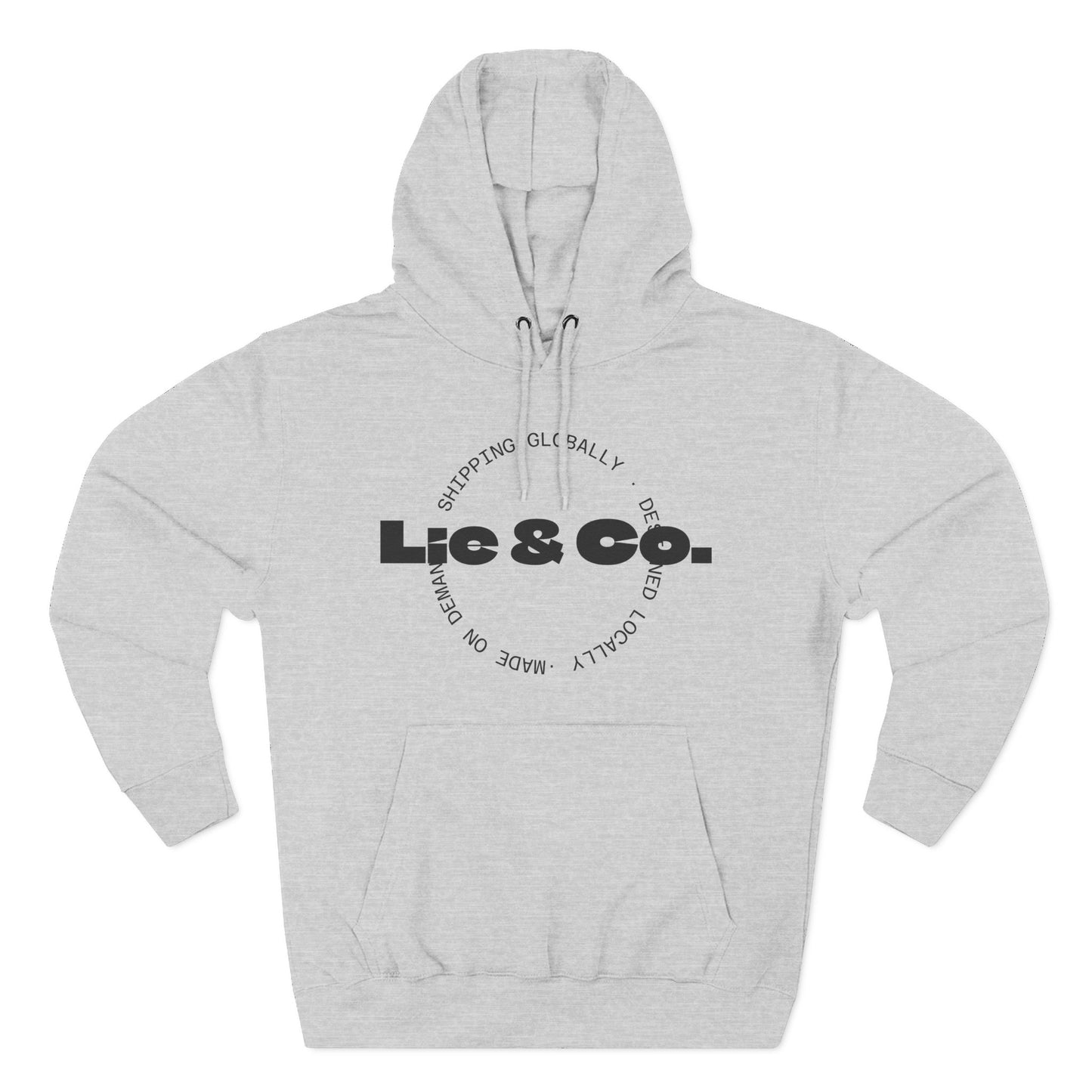Lic & Co. Logo Hoodie — Minimalist Fleece Pullover