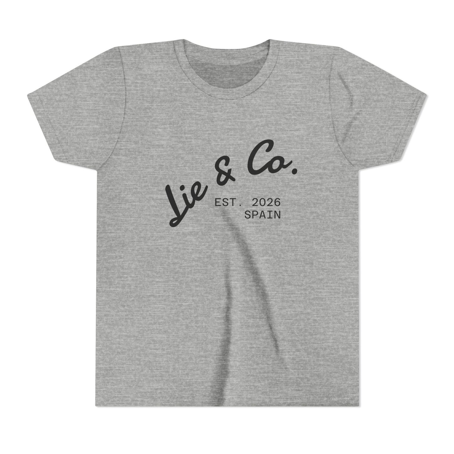 Youth Tee - Lie & Co. Est. 2026 Spain Graphic Shirt