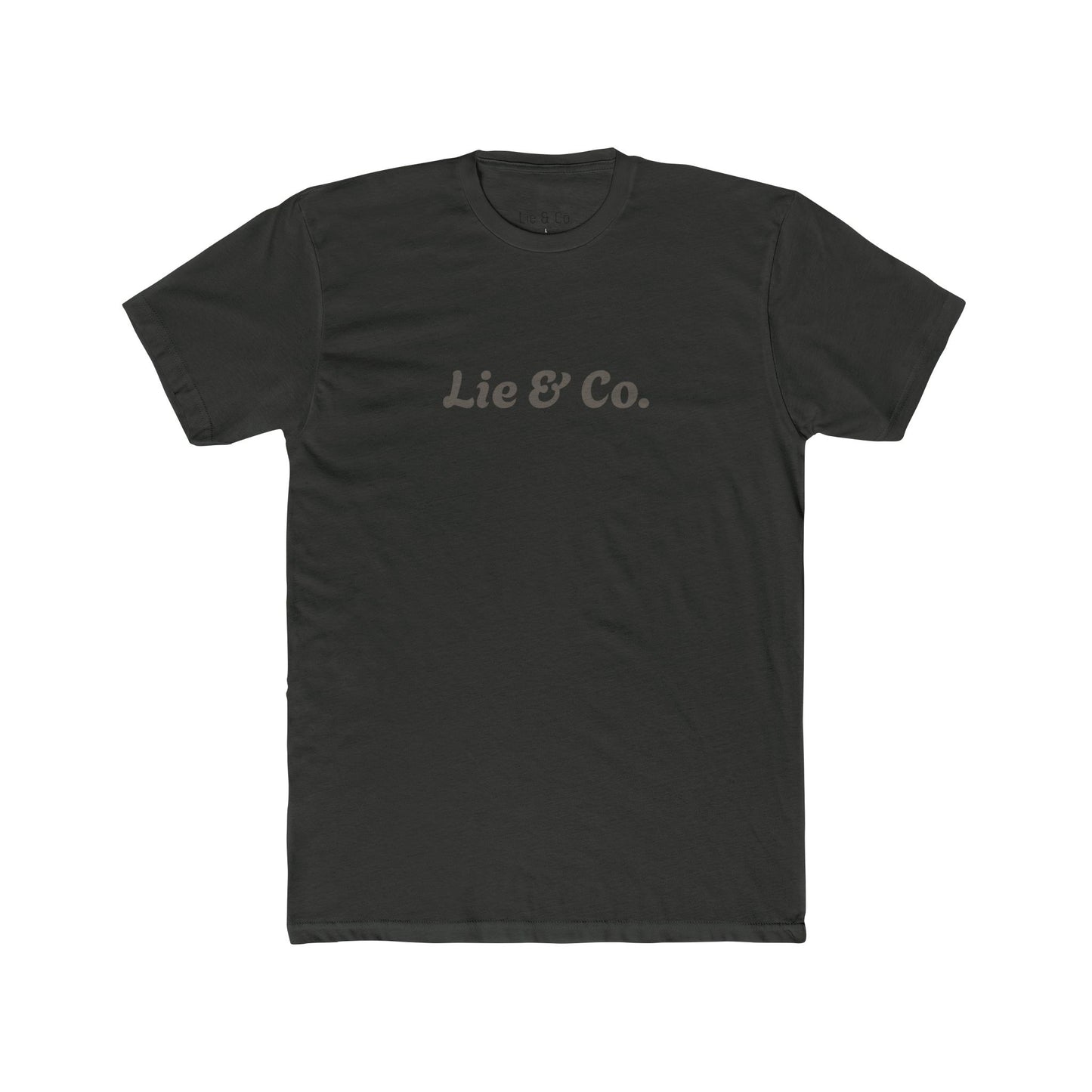 Lie & Co. Logo Tee — Vintage Minimalist Graphic T-Shirt