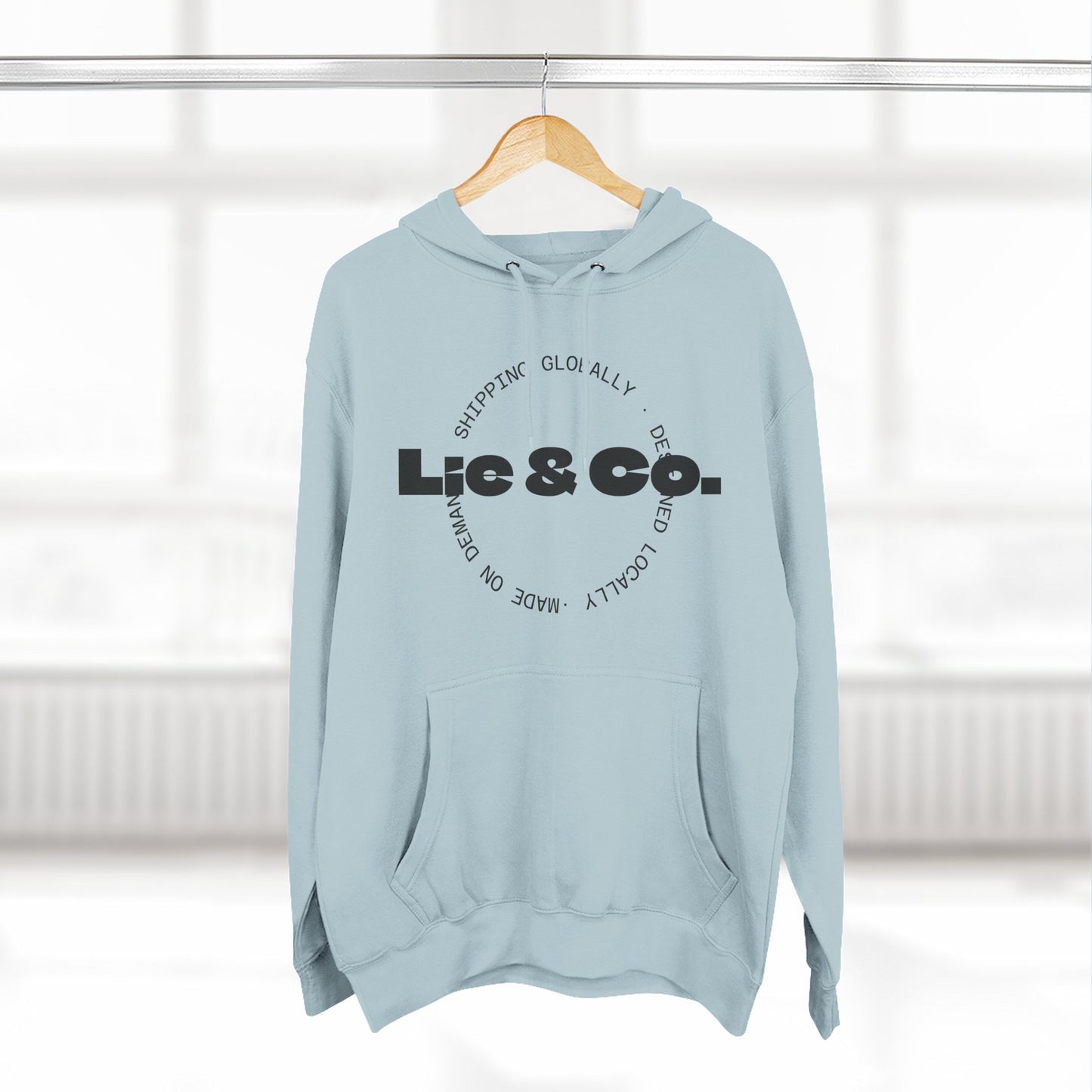 Lic & Co. Logo Hoodie — Minimalist Fleece Pullover