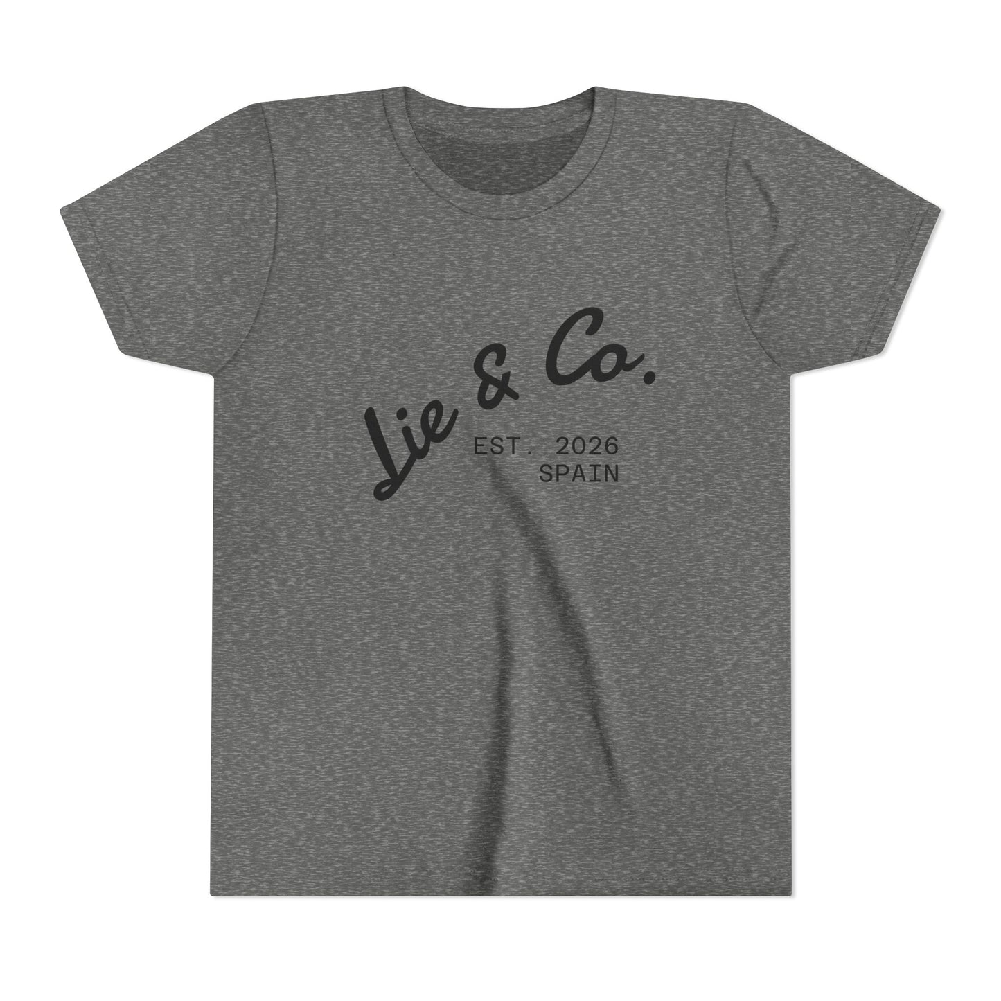 Youth Tee - Lie & Co. Est. 2026 Spain Graphic Shirt