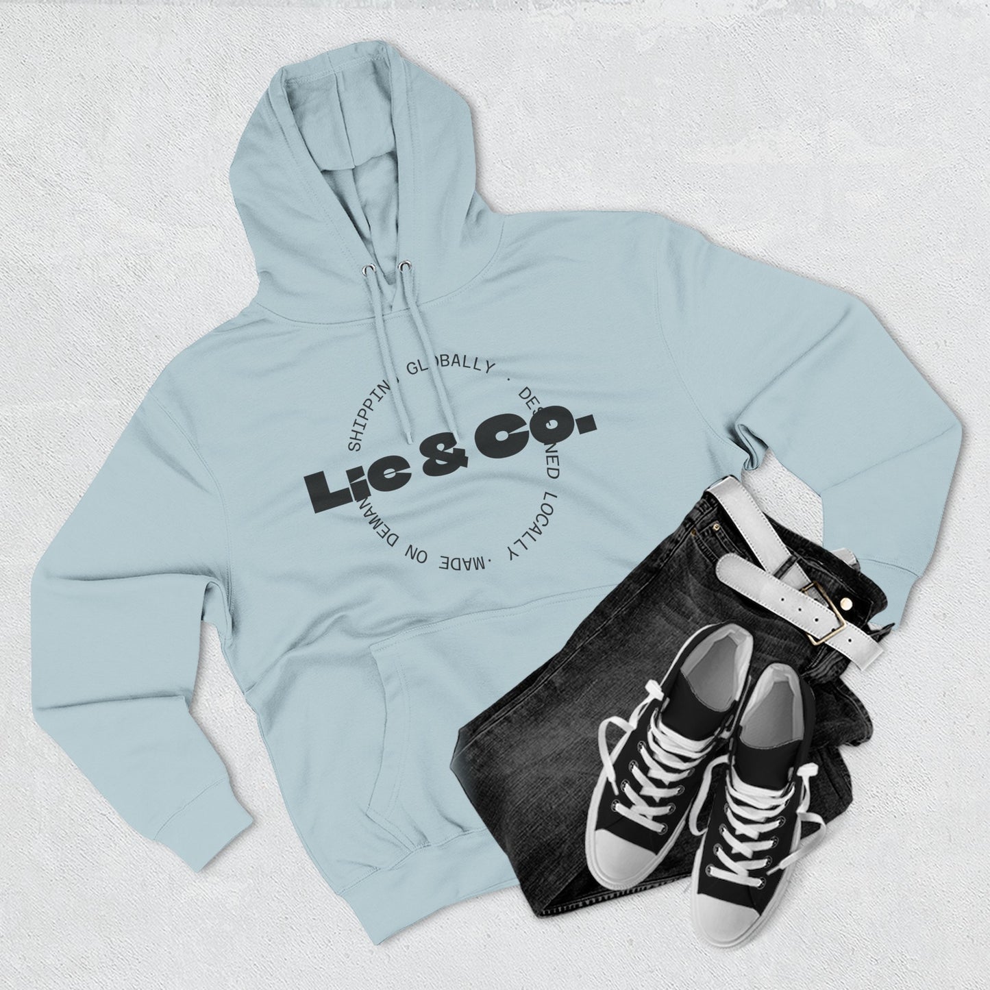 Lic & Co. Logo Hoodie — Minimalist Fleece Pullover