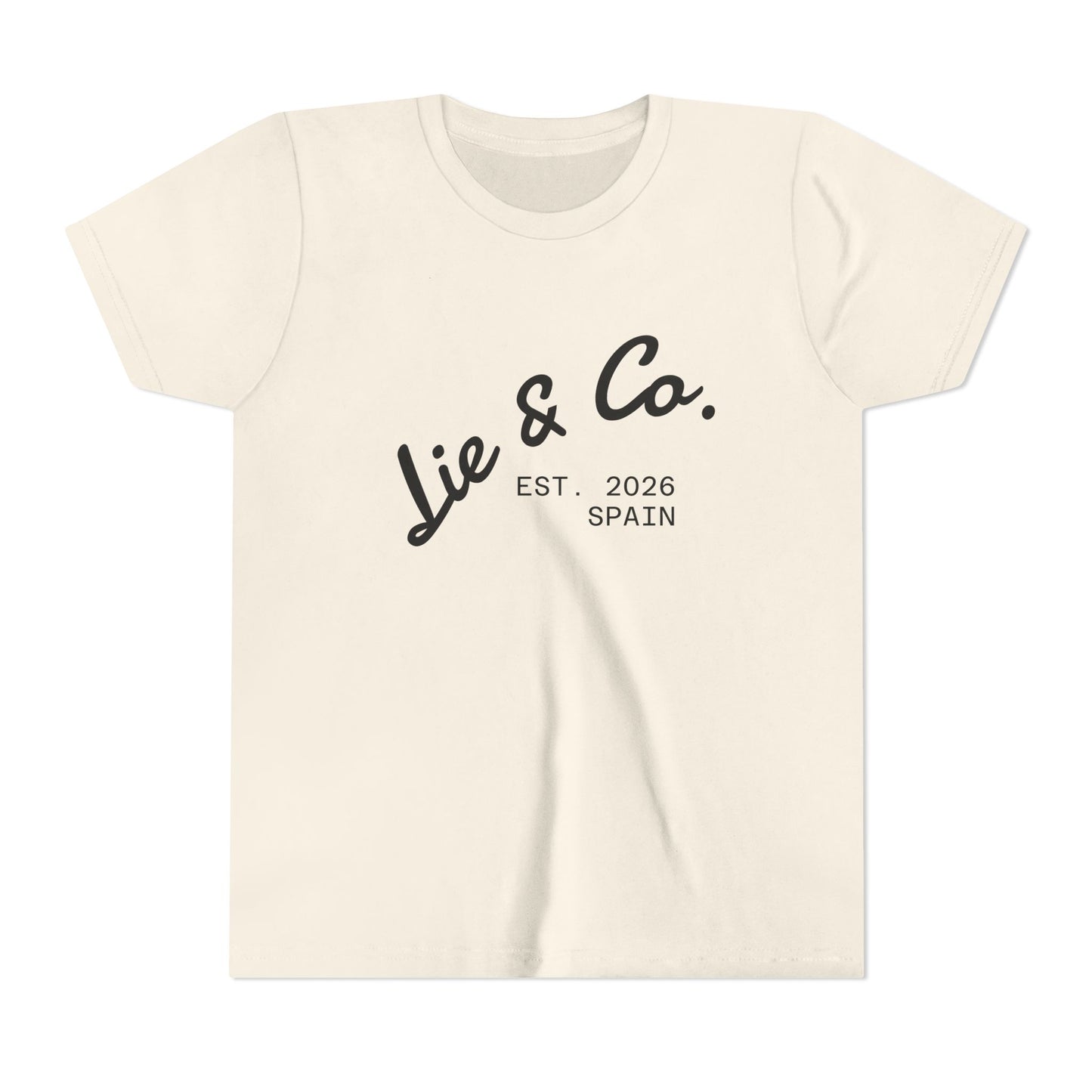 Youth Tee - Lie & Co. Est. 2026 Spain Graphic Shirt