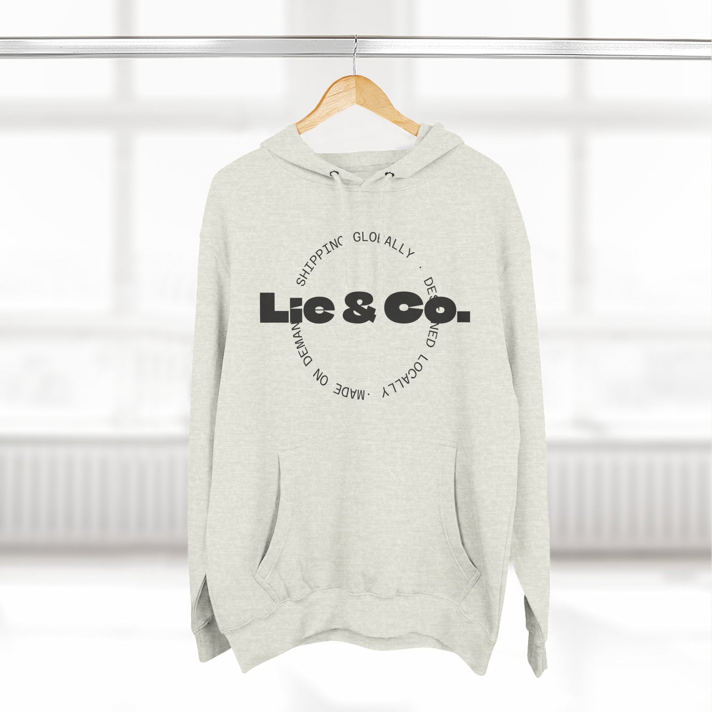 Lic & Co. Logo Hoodie — Minimalist Fleece Pullover
